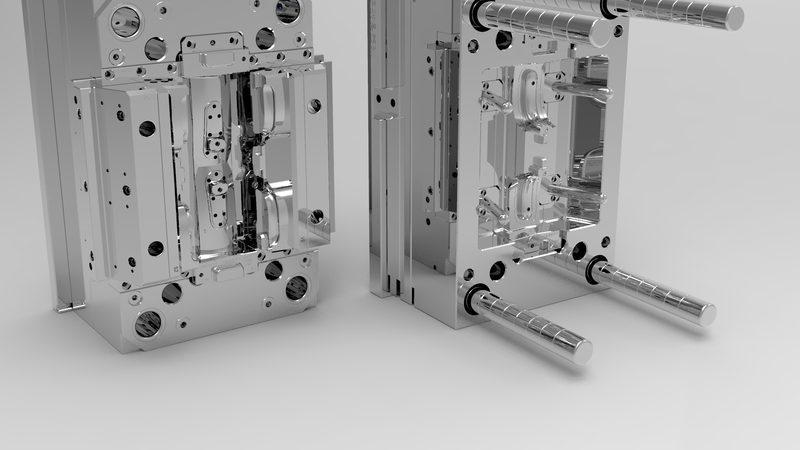 模具设计3D图，从拆解思路到出图全流程